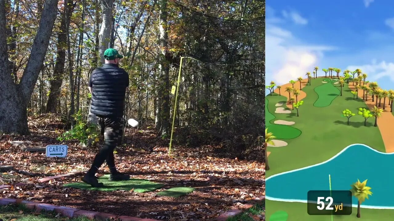 Sunnylands Golf Course - 9 Hole Sim Vlog on Garmin Approach R10 Launch Monitor Simulator HTH #top50