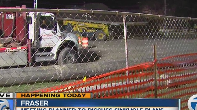 Renters near sinkhole in Fraser expected to meet with officials today