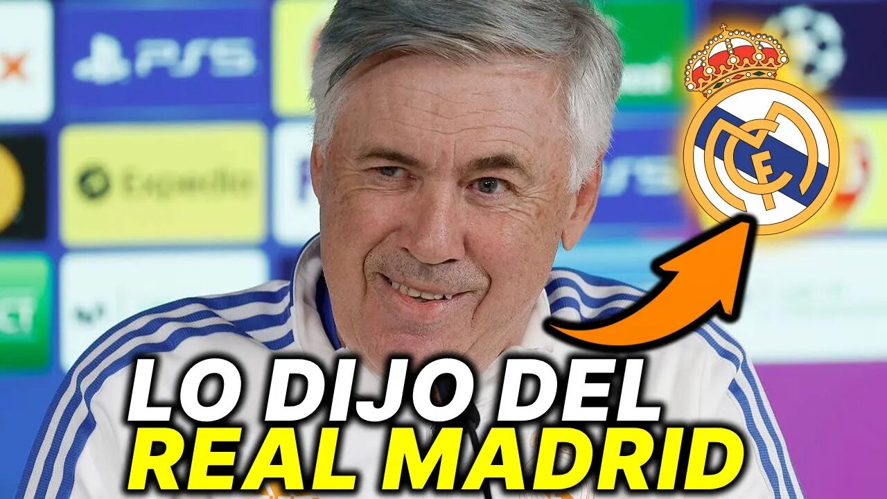 ¡OH MI! IMPACTANTE MIRADA A LO QUE ANCELOTTI DIJO DEL REAL MADRID REAL MADRID NOTICIAS