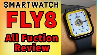 Smartwatch FLY8 All Fuctions Review Unboxing best serie 8?