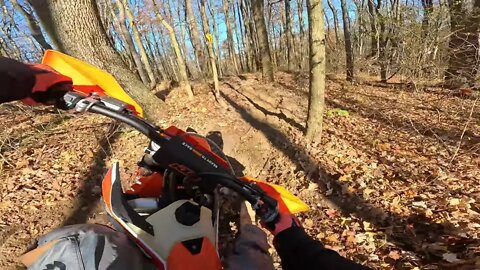 Test riding the 2023 KTM 250 XC-F at Crow Canyon!