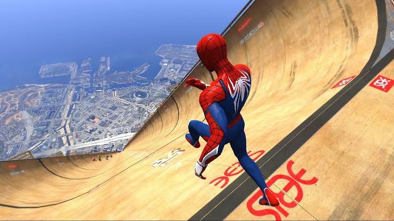 GTA 5 Epic Ragdolls_Spiderman Compilation