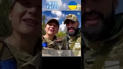 Ukrainian and Georgian in the liberated Izyum #shorts