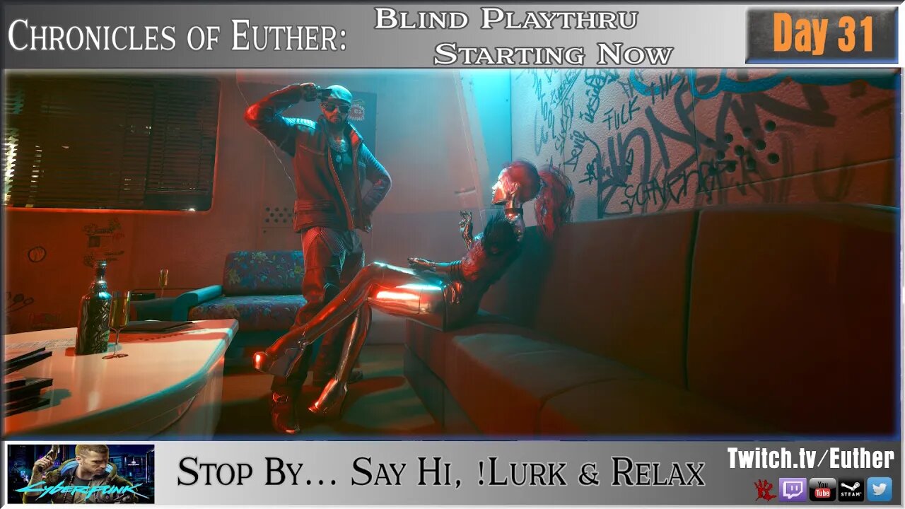 Day 31: Cyberpunk 2077 Blind Playthru - Act 2 - Missions and Side Quests