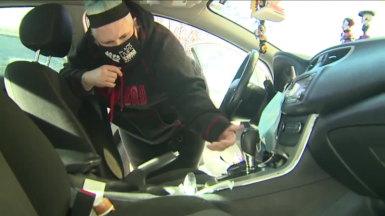 Denver woman says someone stole face masks from her car