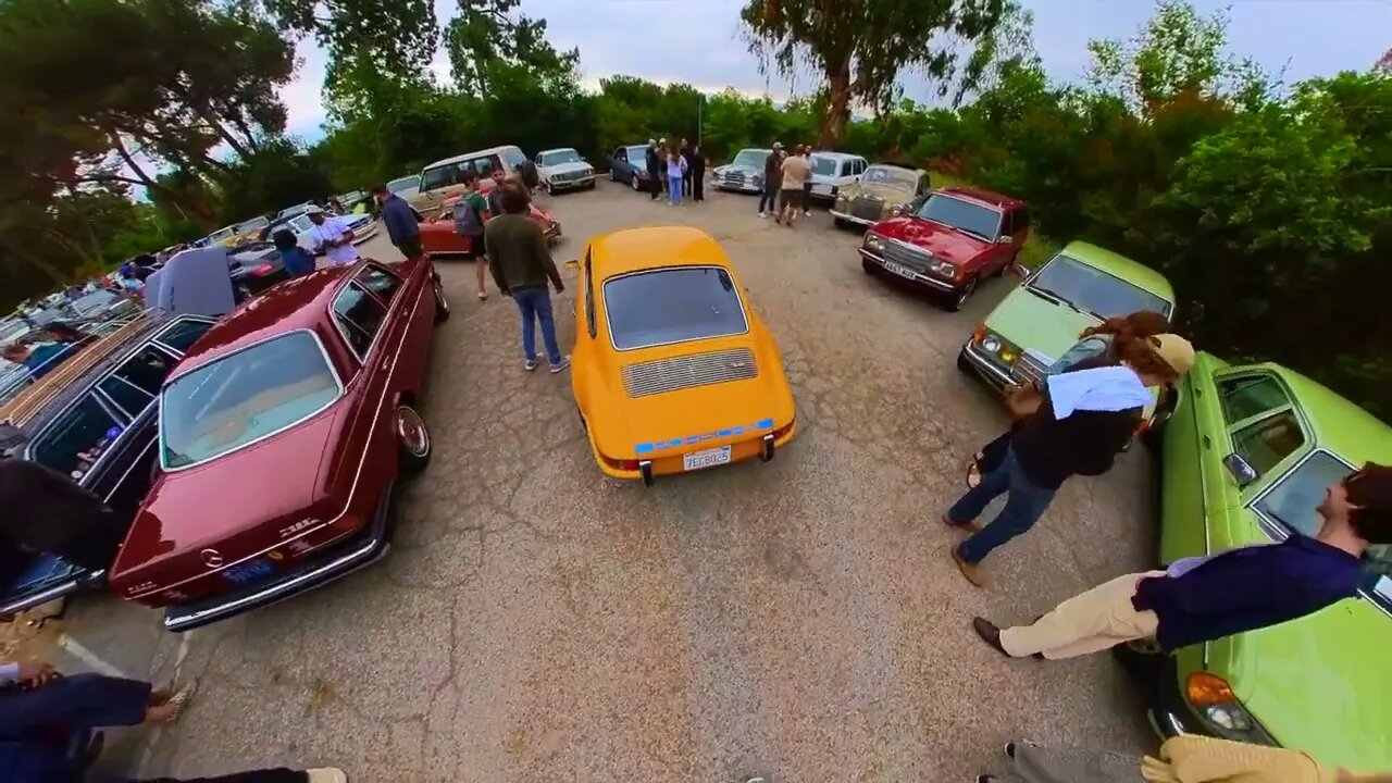 Griffith Park - Cars & Coffee Los Angeles 6/25/2023 #griffithpark #carshow #insta360