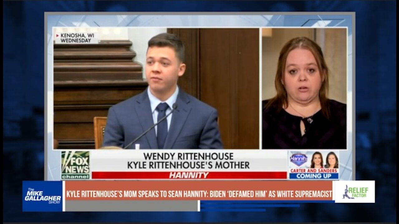 Kyle Rittenhouse’s mother said that Biden defamed her son by calling him a white supremacist