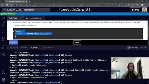Learn Git by Building a SQL Reference Object | FreeCodeCamp