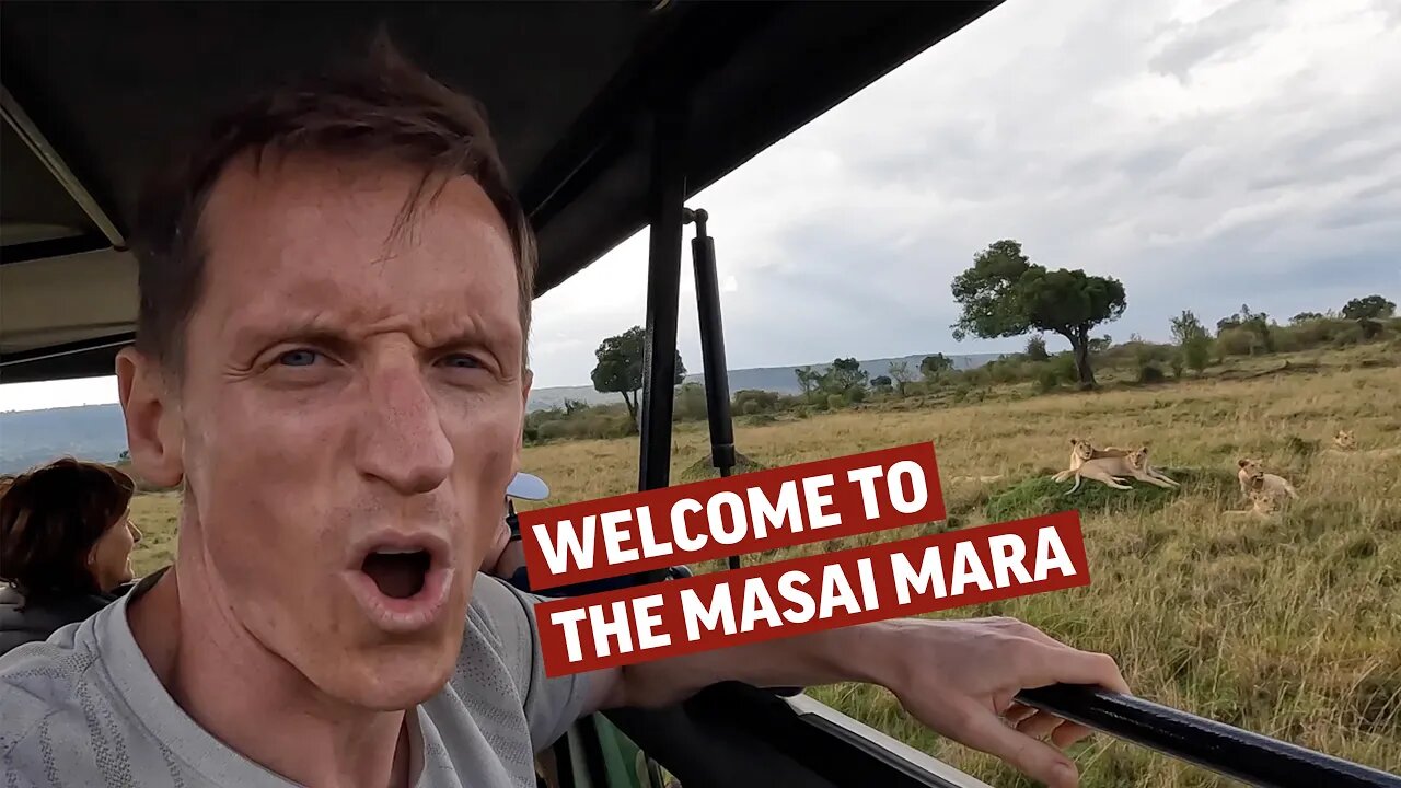 6 Hour overland trip to the Masai Mara!🇰🇪