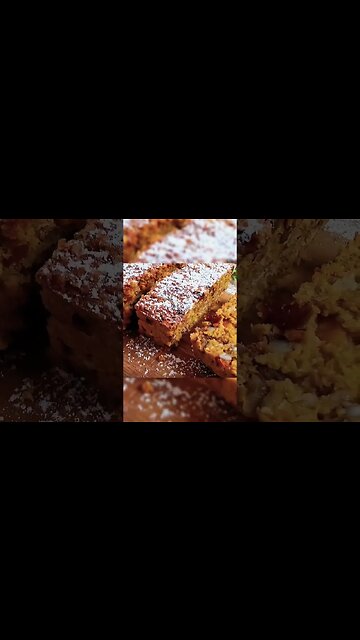 Take oats, carrots and pear. Simply mix everything and the diet cake is ready!