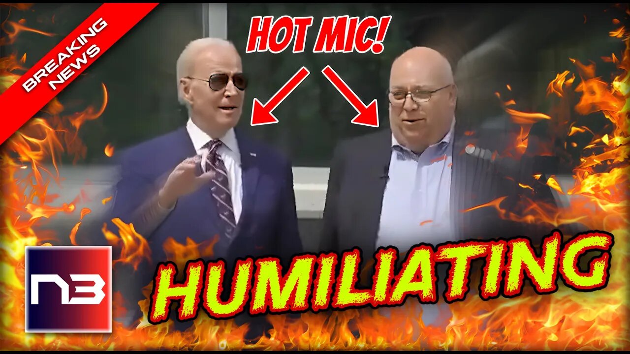 HUMILIATING SCENE: Hot Mic Catches Biden being Guided by Handler Talking to Him as If He Were a Kid