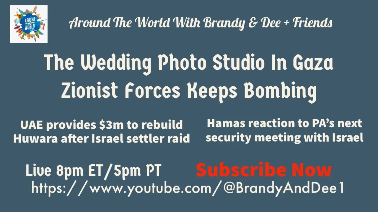 Wedding Photo Studio In Gaza Zionist Forces Keep Bombing & more