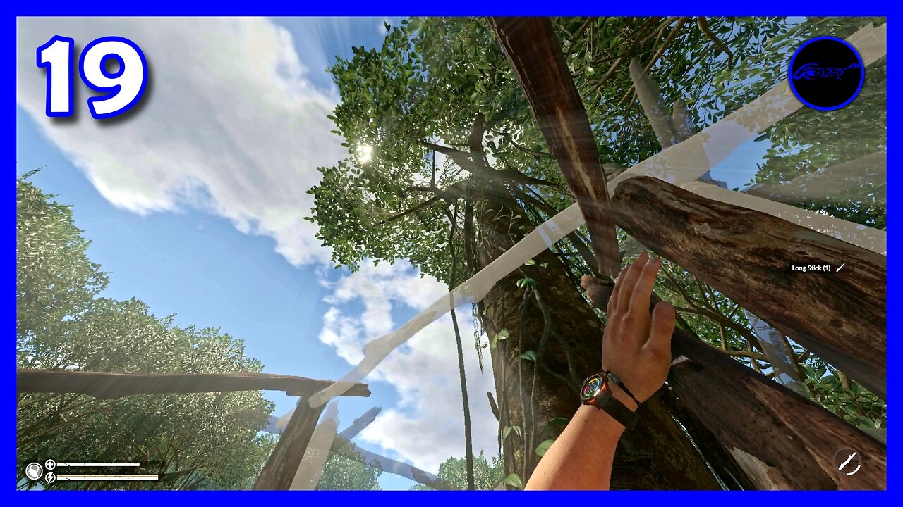 Roofing the tree house — GREEN HELL : decorations (19)