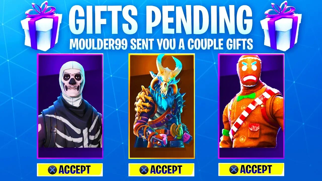 *NEW* GIFTING SYSTEM OFFICIAL RELEASE DATE!! (Fortnite Season 5 Gifting Skins)