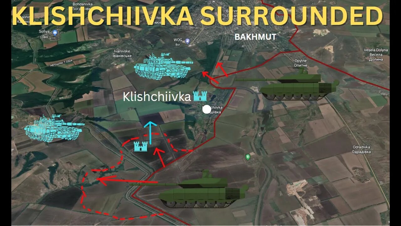 UKRAINE WAR MAP | Russian Advances South of Bakhmut