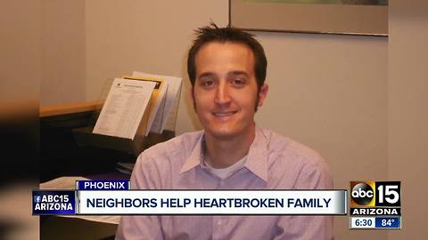 Neighbors helping Phoenix family after man was stabbed and killed