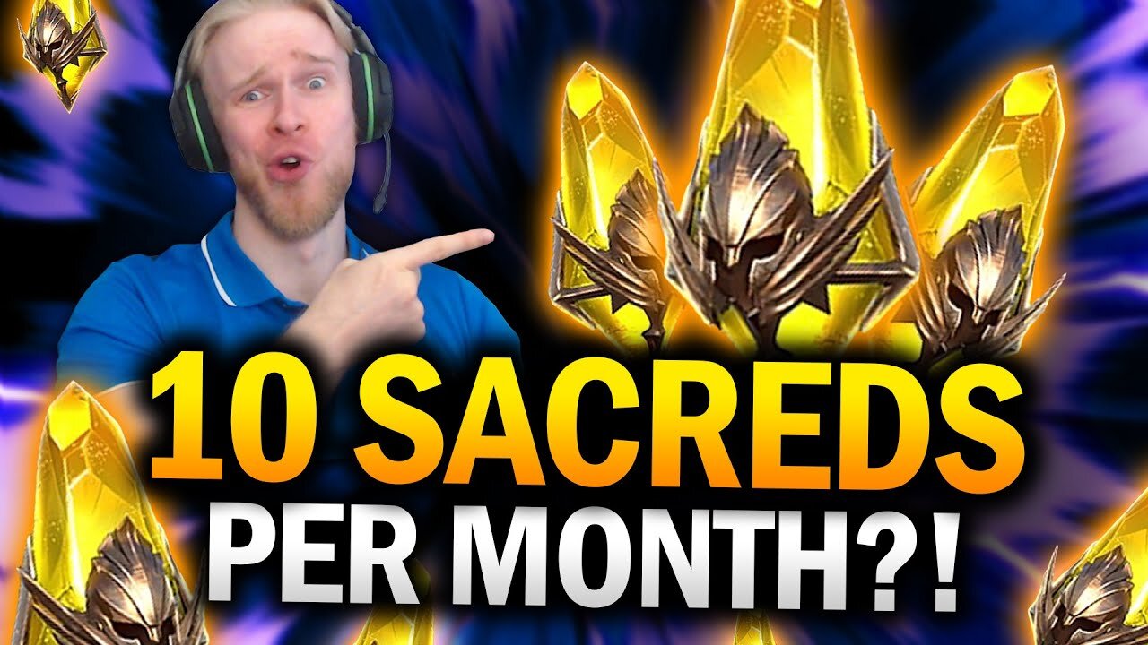 How to Get 10 FREE SACRED SHARDS per Month (Midgame+) - Raid Shadow Legends Beginner Guide