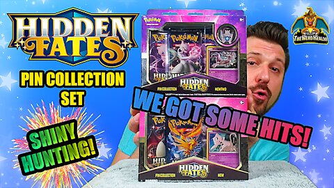 Hidden Fates Pin Collection Set #3 | Shiny Hunting | Pokemon Cards Opening