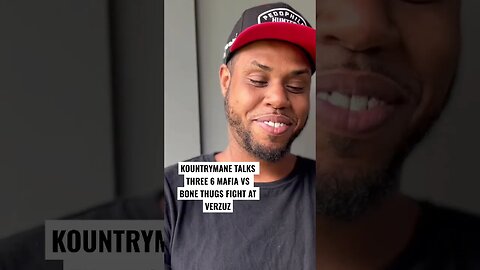 KountryMane Talks @Three6Mafia Vs Bone Thugs Fight at @Verzuztv #chadarmestv