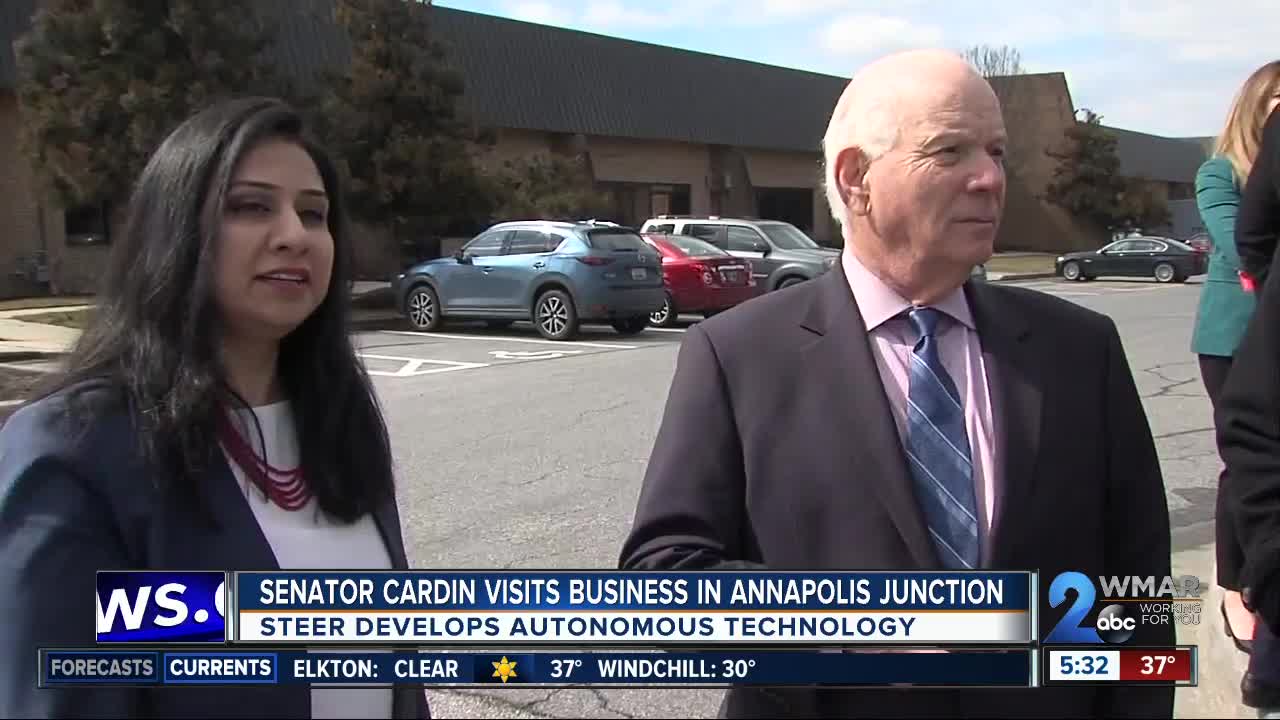 Senator Cardin visits small business in Annapolis Junction