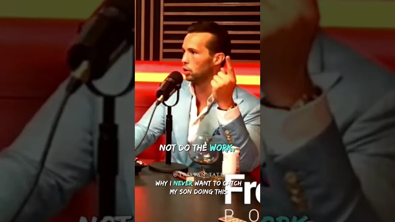 Why Tristan Tate Never Wants To Catch His Son Doing This #Shorts