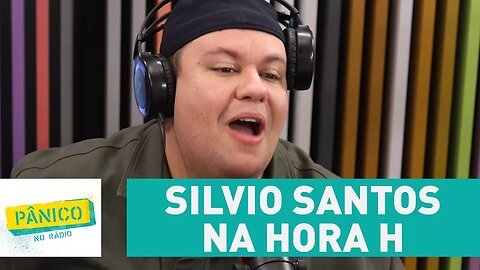 Maôe! Como seria Silvio Santos na hora H? Rogério Morgado imita | Pânico