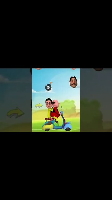 Wrong Head Puzzle | Motu Patlu #motupatlu #Shorts