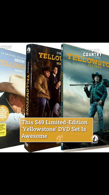 This $49 Limited-Edition 'Yellowstone' DVD Set Is Awesome