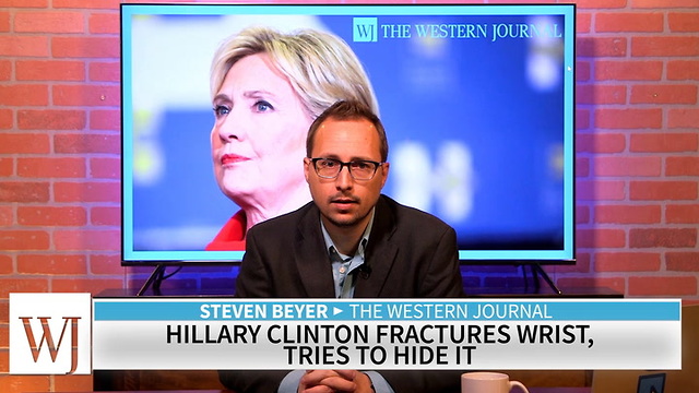 Hillary Clinton Fractures Wrist, Tries to Hide It