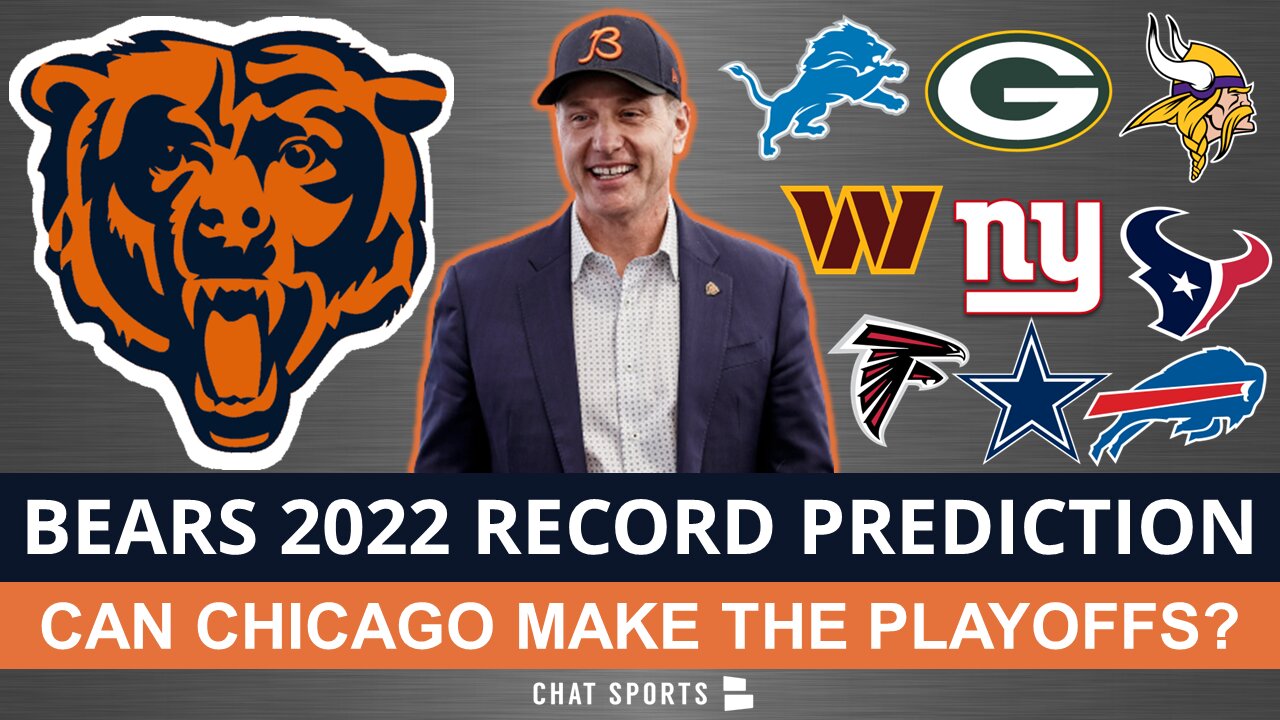 Chicago Bears Record Predictions: Will The Bears Make The 2022 NFL Playoffs?