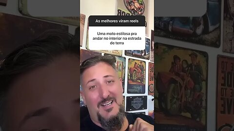 Uma moto estilosa pra andar na estrada de chão?