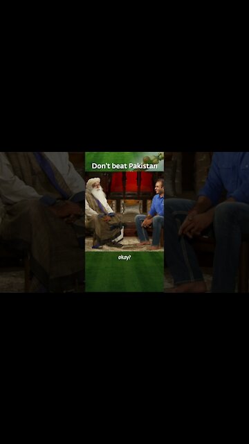 Don't Beat Pakistan! #shorts #sadhguru #IndvsPak #t20worldcup2021