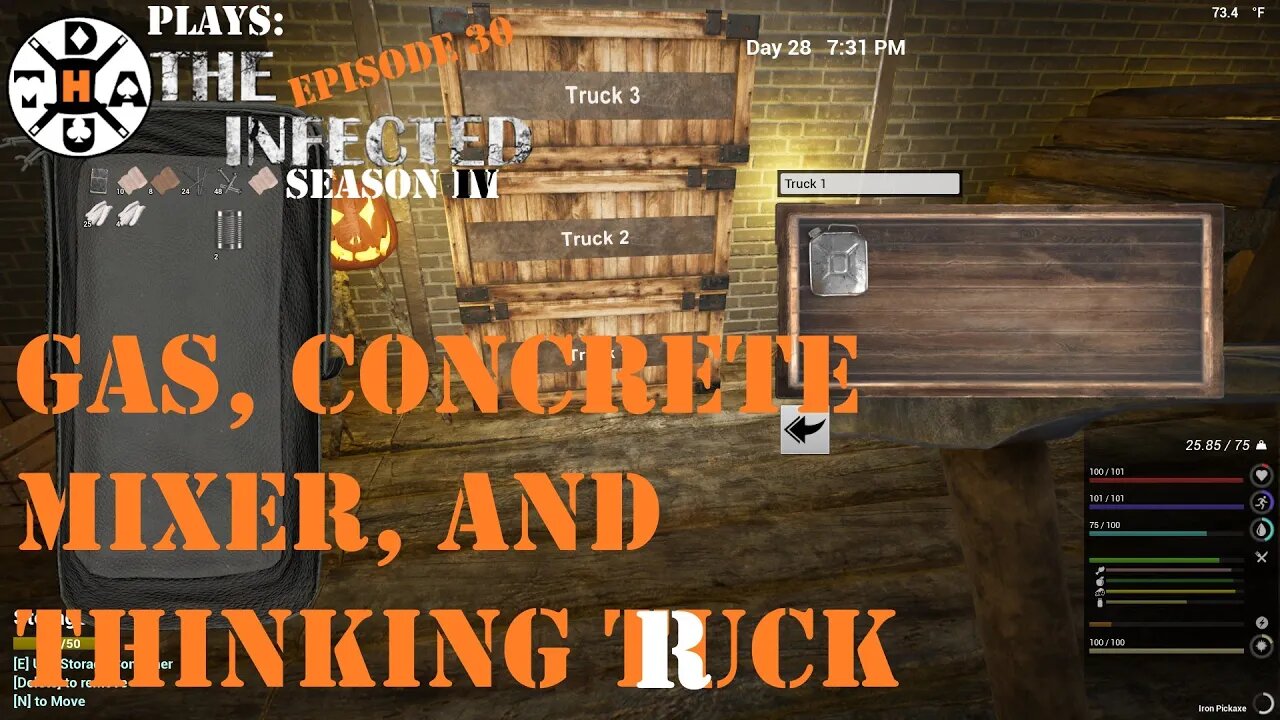 Oil Distiller & Concrete Mixer Are Made. Thinking Truck! The Infected Gameplay S4EP30