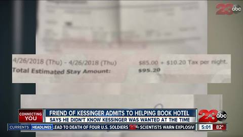 Friend books hotel for Kessinger, man facing murder charges of 2-year-old