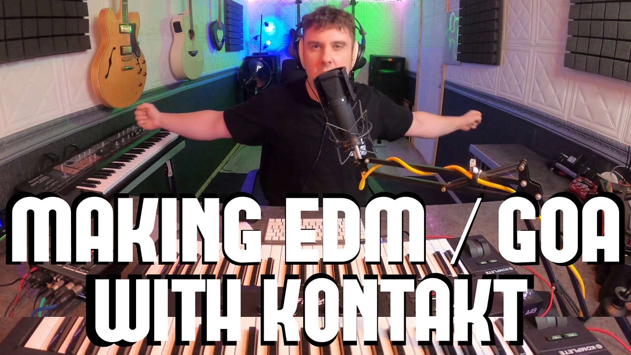 Making GOA EDM using Kontakt Factory Library!