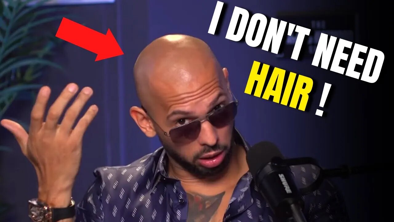 Andrew Tate on Being Bald👨🦲 #baldness #hairtransplant #hairline