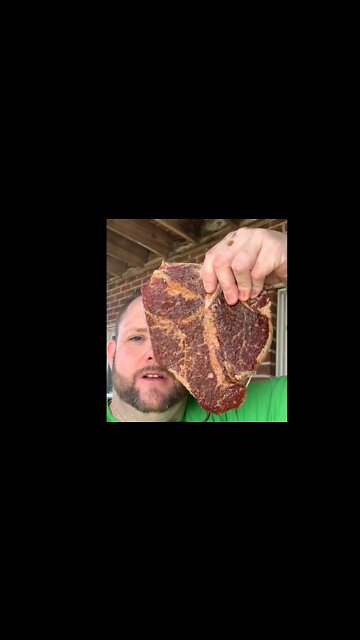 Monster Porterhouse Reverse Sear on the Blackstone Griddle #Shorts