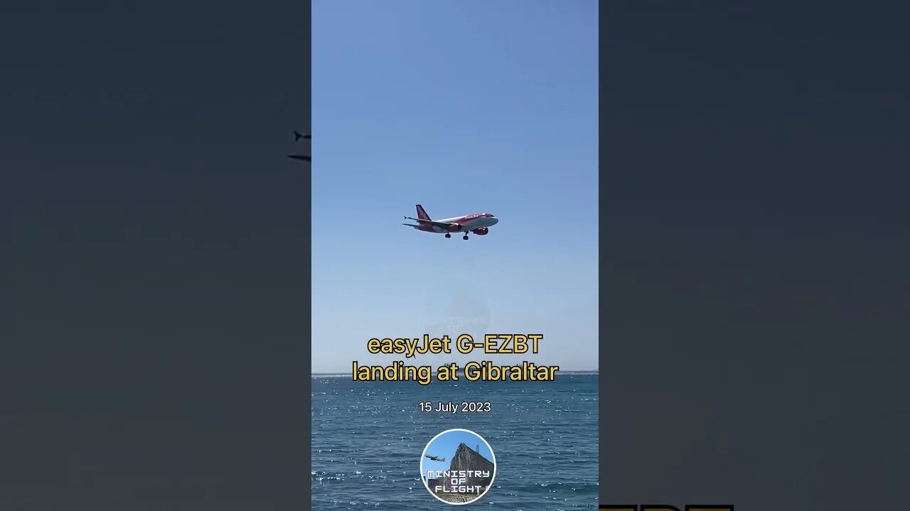 Plane Landing Next to the Beach