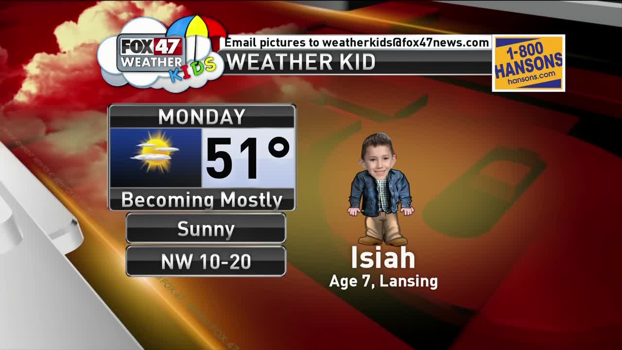 Weather Kid - Isiah - 4/15/19