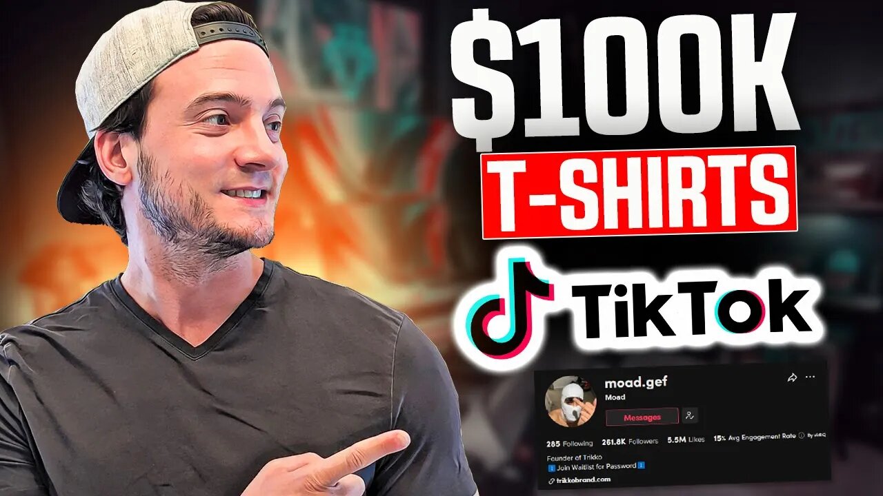 How this TikTok Influencer Created a $100K+ Print on Demand Brand