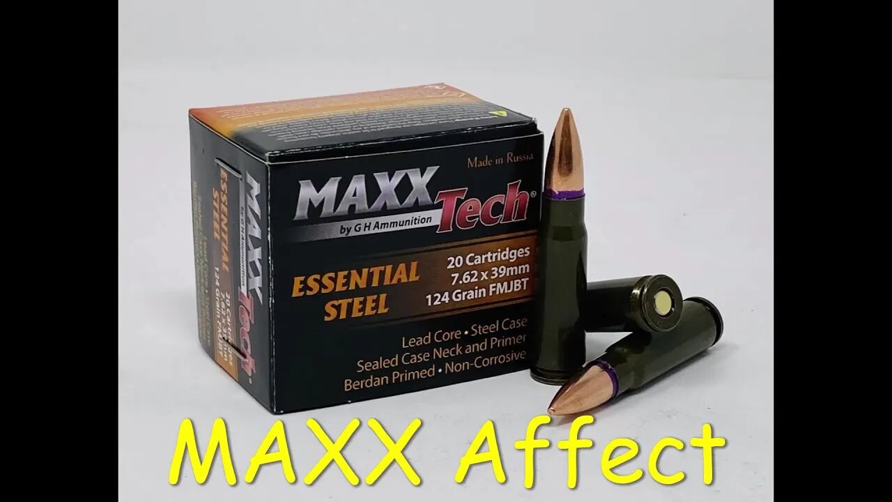MAXX TECH steel case ammo 7.62x39mm
