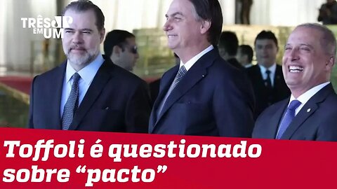 Oposição e Juízes Federais questionam Dias Toffoli sobre 'pacto' entre os Três Poderes