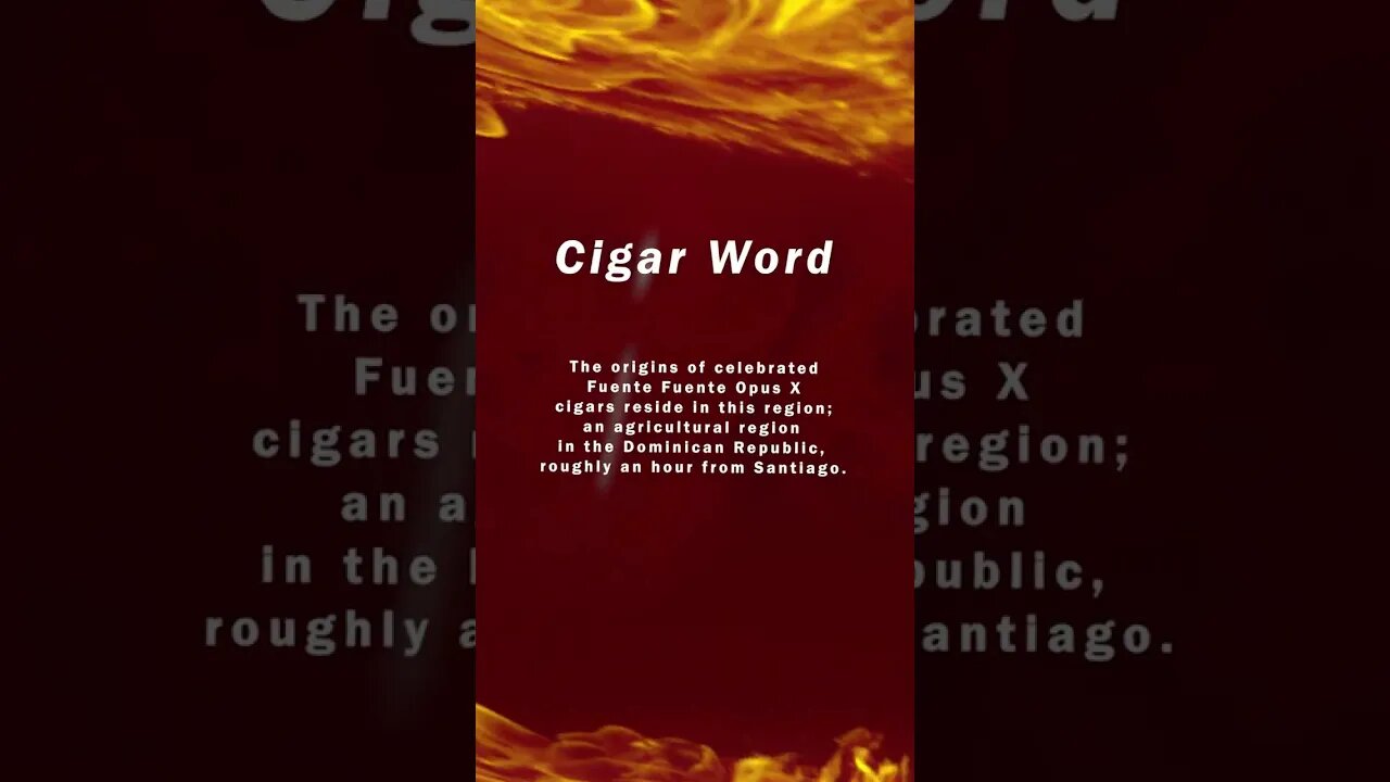 Today's Cigar Word - Adding vocabulary knowledge to your cigar culture. #shorts
