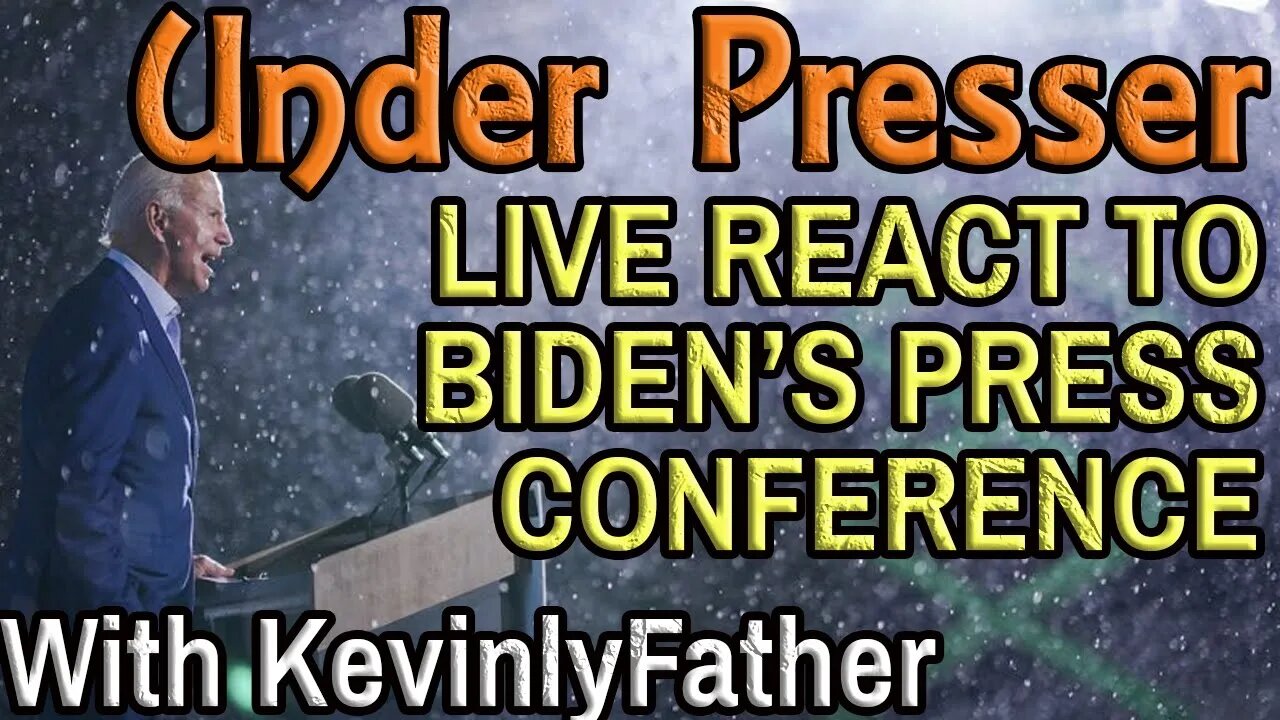 REACT - BIDEN wants PUTIN gone. Presser with your chat. Almost Live.