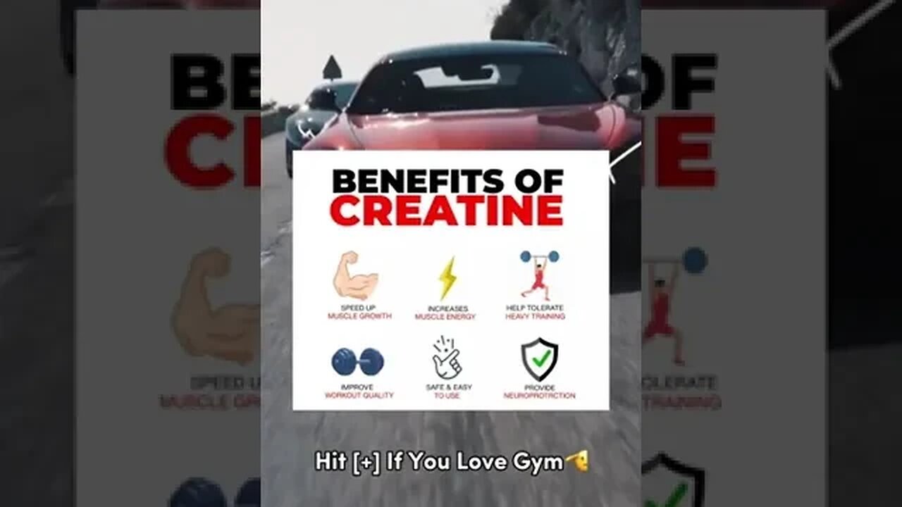 The Hidden Benefits of Creatine 🤯😨 ( CREATINE EFFECTS) #motivation