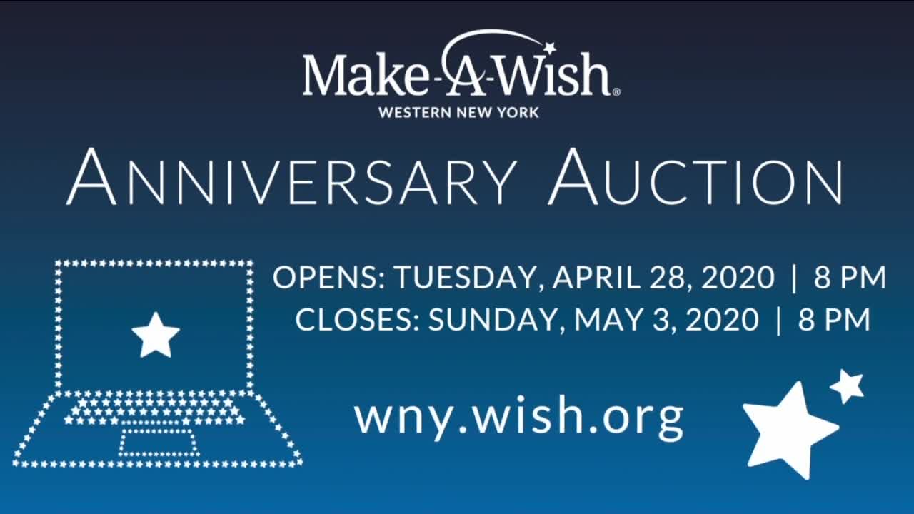 Make A Wish having "Anniversary Auction" online