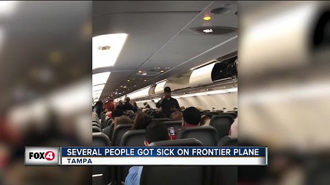 6 passengers fall ill on flight from Cleveland to Tampa