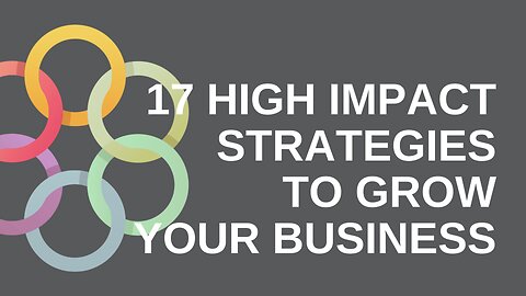 17 High Impact Strategies to Grow Your Business | Wayne Fox