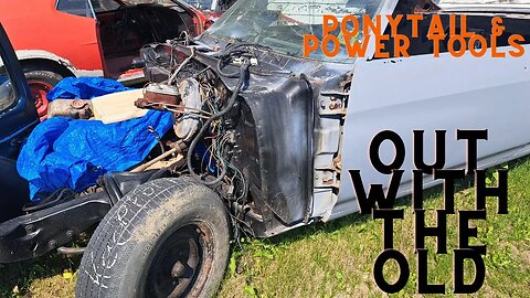 1972 Chevelle making room for a new powerplant 262 tear down