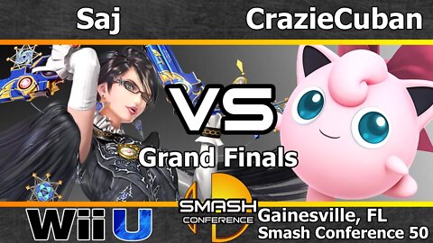Saj (Bayonetta) vs. CrazieCuban (Toon Link, Greninja, & Jigglypuff) - Grand Finals - SC50